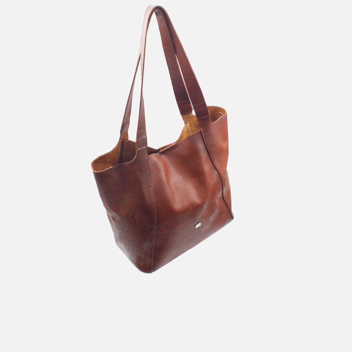 Cartera tullia de cuero para mujer - Miel