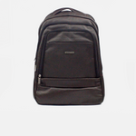 Morral matteo de cuero para hombre - Café