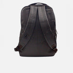 Morral matteo de cuero para hombre - Café