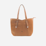 Cartera fia de cuero para mujer - Miel