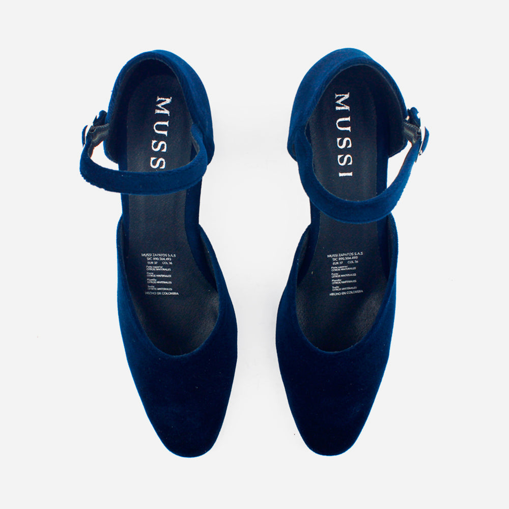Tacones ines de sintético para mujer - Azul