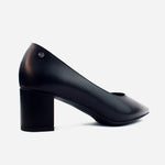 Tacones estela de cuero para mujer - Negro