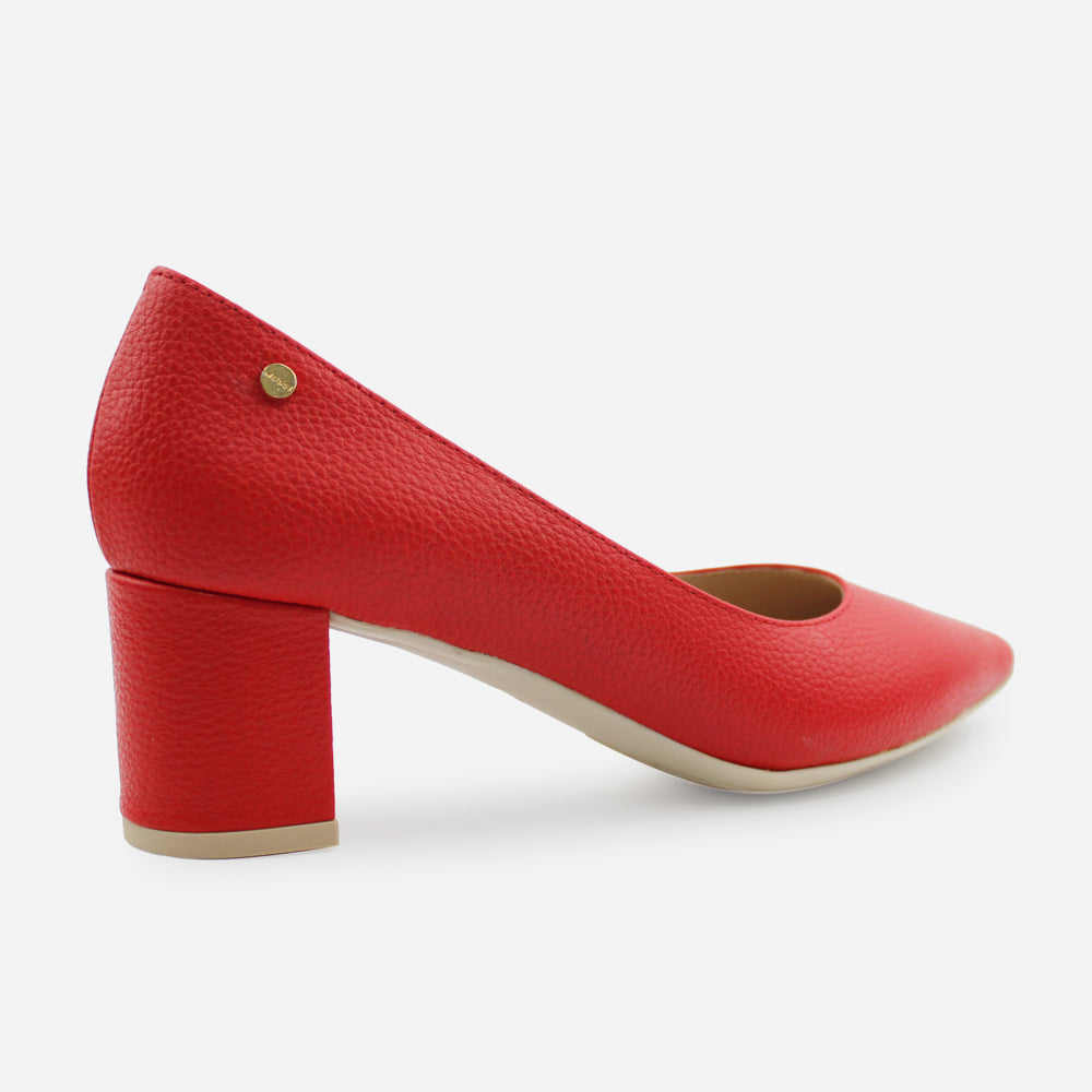Tacones estela de sintético para mujer - Rojo
