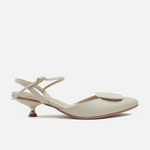 Tacones aira de cuero para mujer - Beige