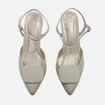 Tacones aira de cuero para mujer - Beige