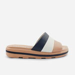 Sandalia flatform juliet de cuero para mujer - Negro