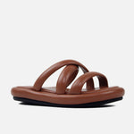 Sandalia flatform niebla de sintético para mujer - Miel