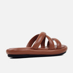 Sandalia flatform niebla de sintético para mujer - Miel