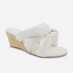 Sandalia plataforma martina de sintético para mujer - Blanco