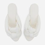 Sandalia plataforma martina de sintético para mujer - Blanco