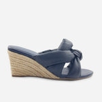 Sandalia plataforma martina de sintético para mujer - Azul