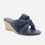 Sandalia plataforma martina de sintético para mujer - Azul