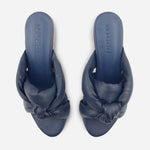 Sandalia plataforma martina de sintético para mujer - Azul