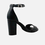 Sandalia tacon silvia de sintético para mujer - Negro