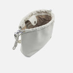 Cartera fiorella de cuero para mujer - Hueso