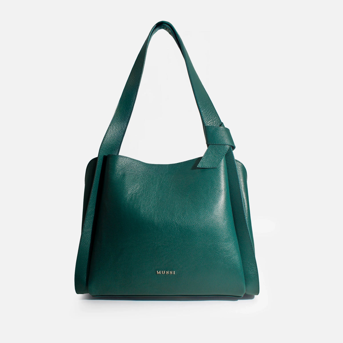 Bolso manos libres paulette de cuero para mujer - Turquesa