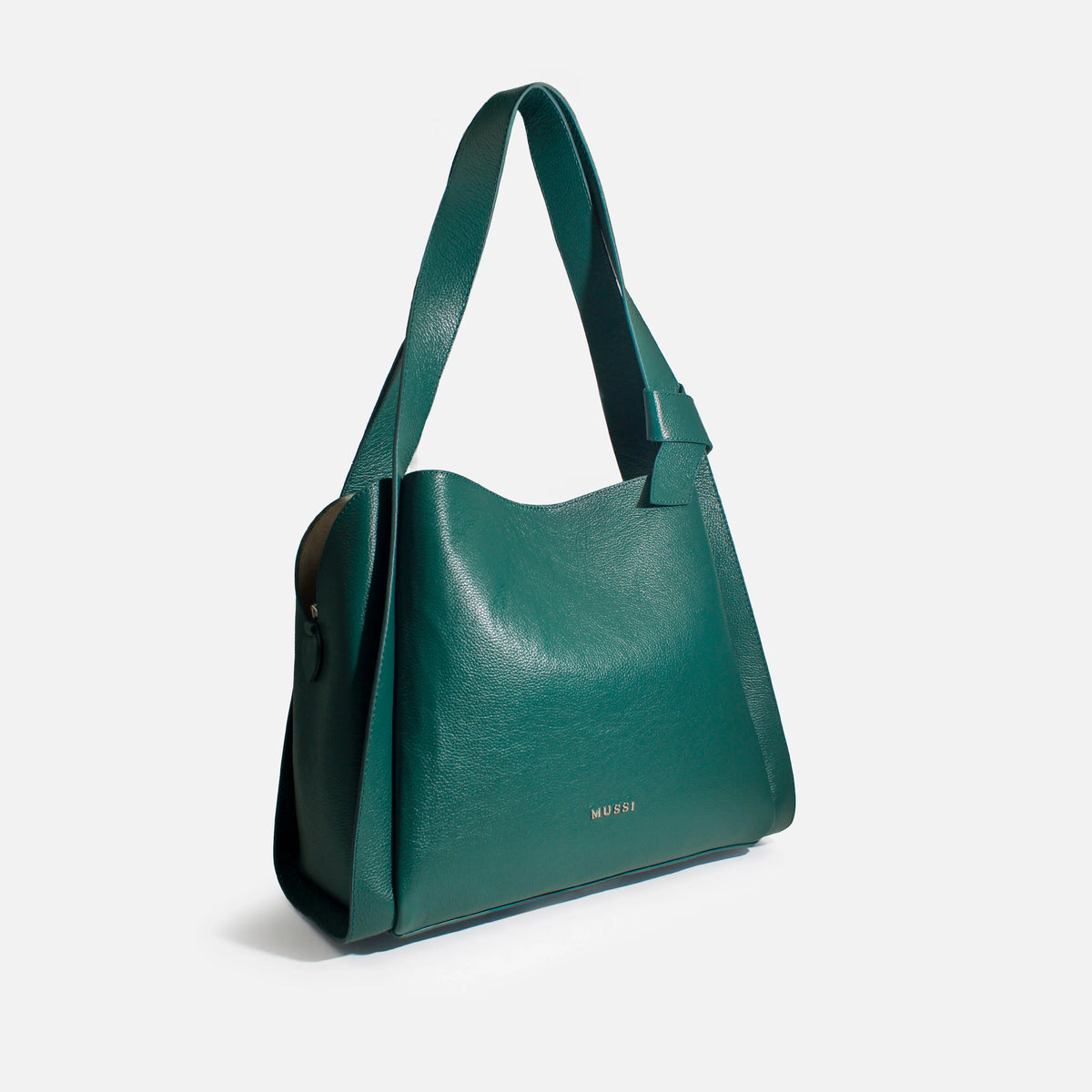 Bolso manos libres paulette de cuero para mujer - Turquesa