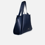 Cartera paulette de cuero para mujer - Azul