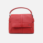 Bolso manos libres mariana de cuero para mujer - Rojo