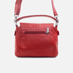 Bolso manos libres mariana de cuero para mujer - Rojo