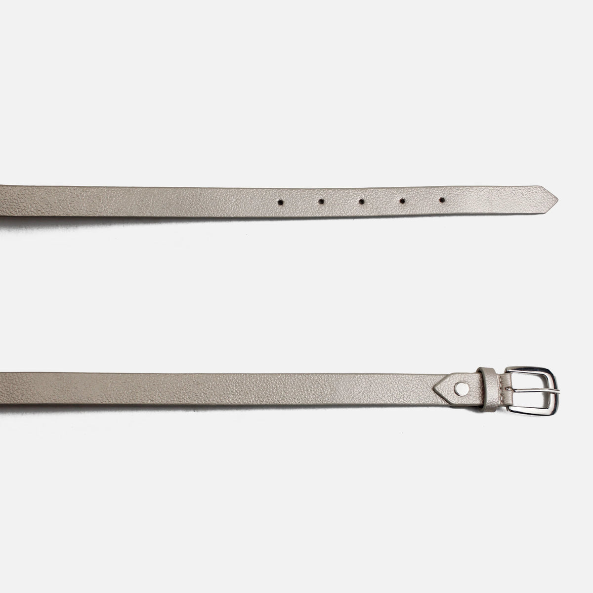 Correa martina de cuero para mujer - Oro