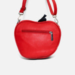Bolso manos libres liora de cuero para mujer - Rojo