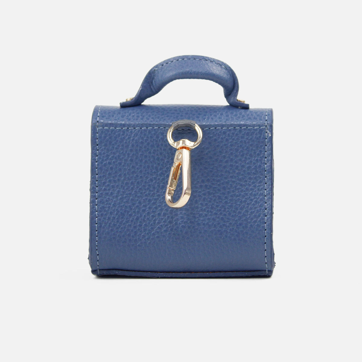 Monedero samara de cuero para mujer - Azul