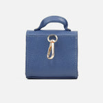 Monedero samara de cuero para mujer - Azul