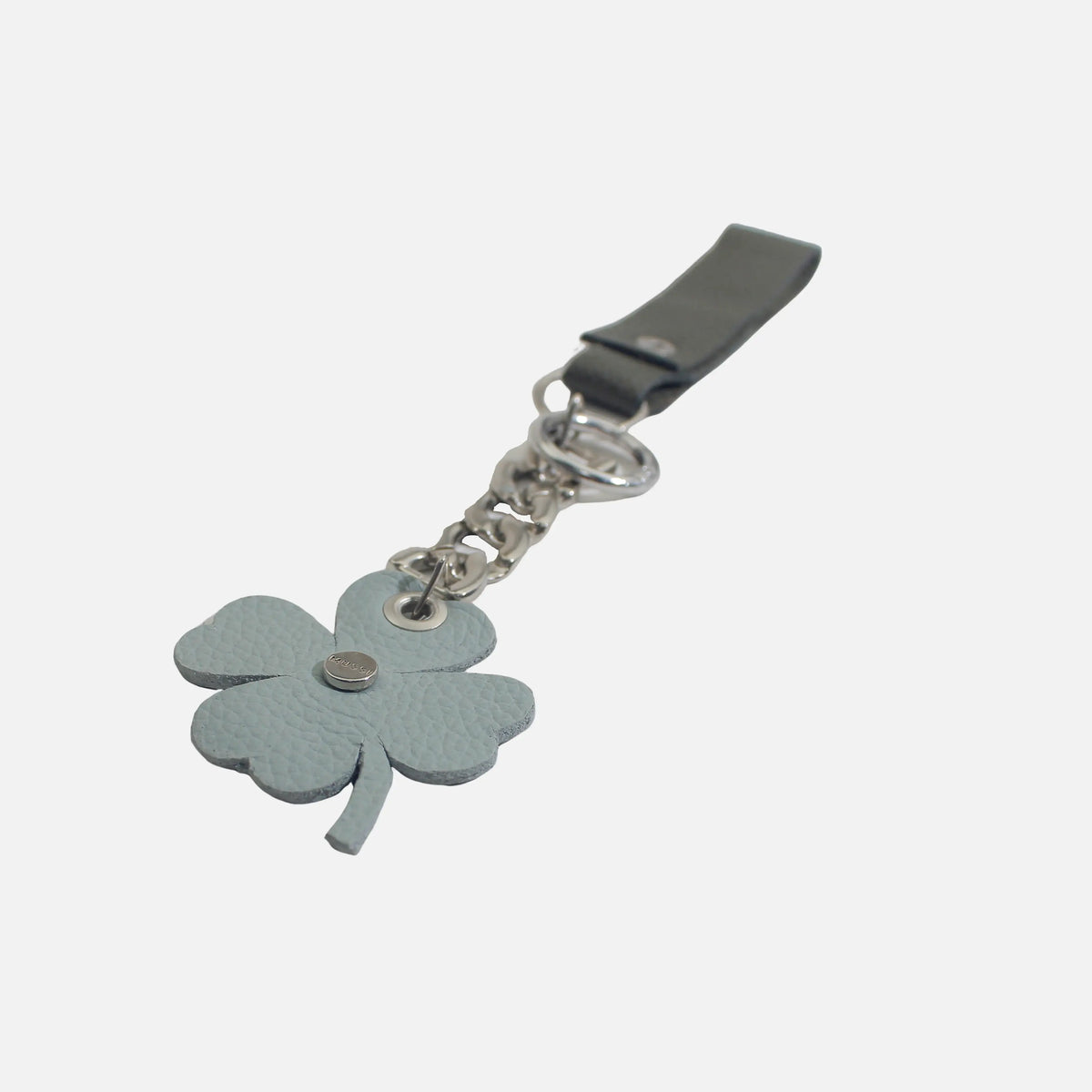 Llavero amalia de cuero para mujer - Menta