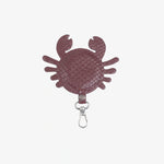 Llavero stacie de cuero para mujer - Vino