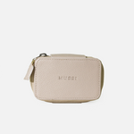 Cosmetiquera genesis de cuero para mujer - Rosado