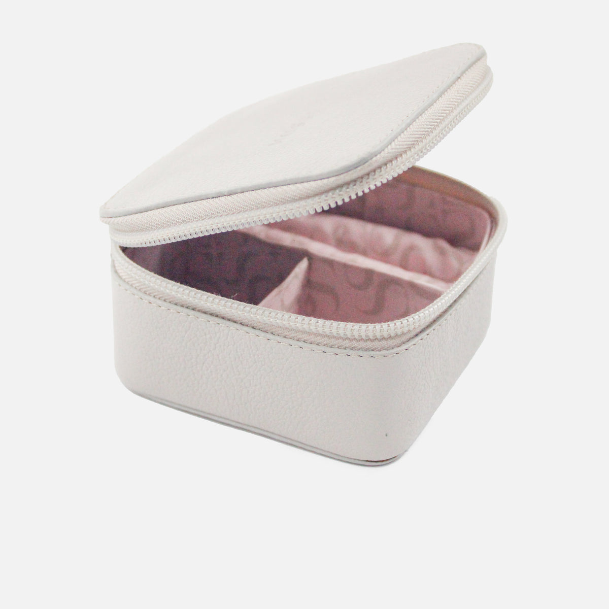 Joyero anastasia de cuero para mujer - Taupe