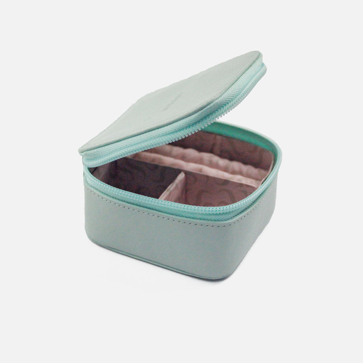 Joyero anastasia de cuero para mujer - Verde Menta