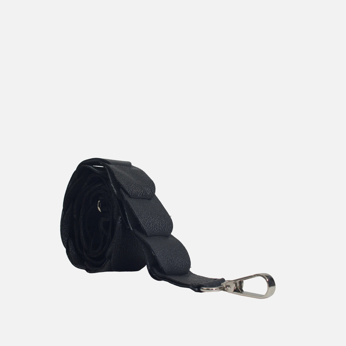 Reata maia de cuero para mujer - Negro
