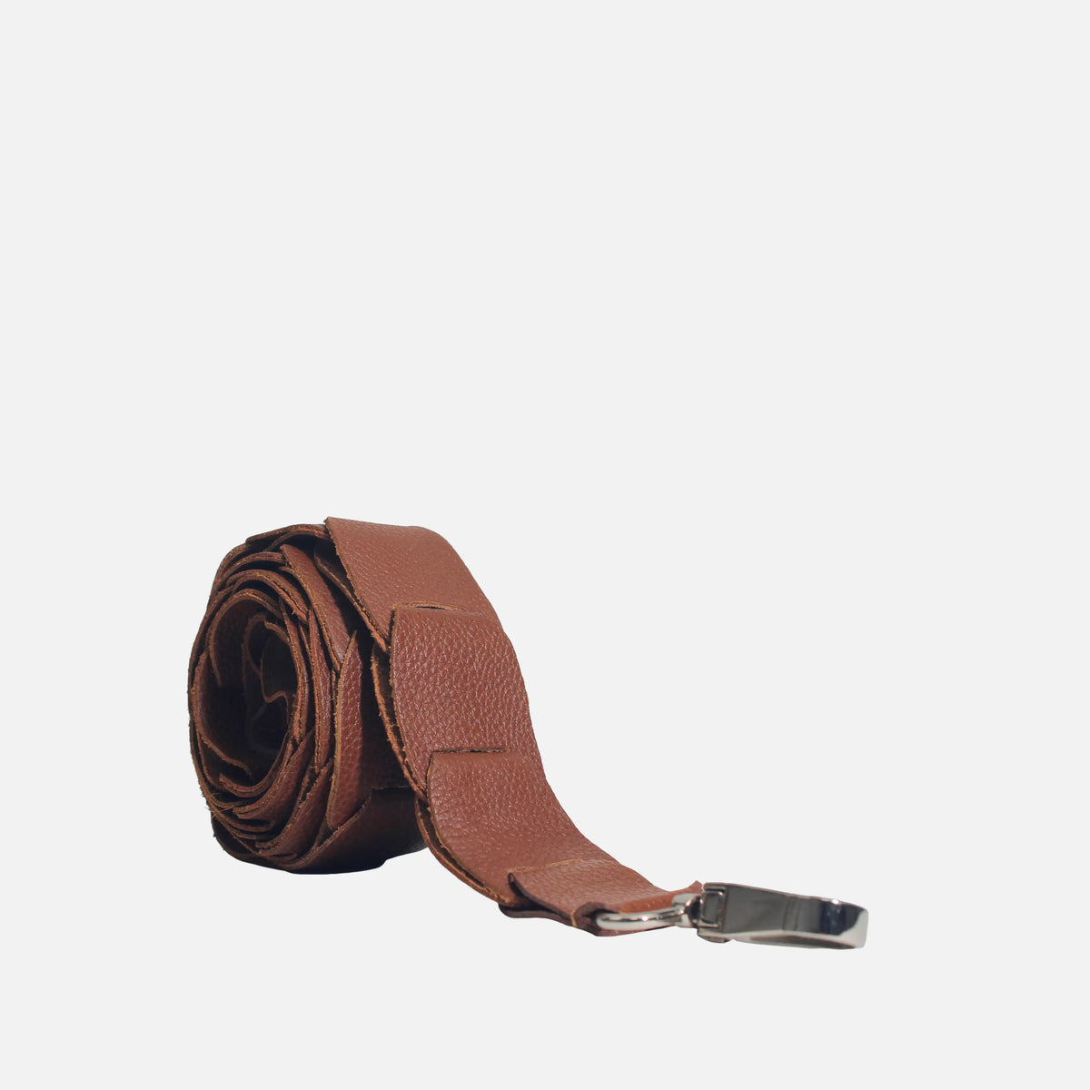 Reata maia de cuero para mujer - Miel