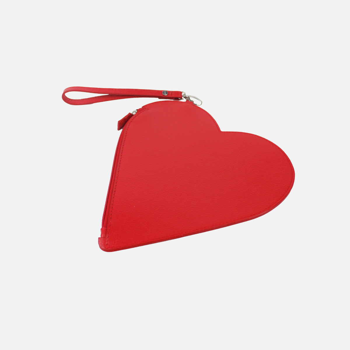 Sobre rubiana de cuero para mujer - Rojo