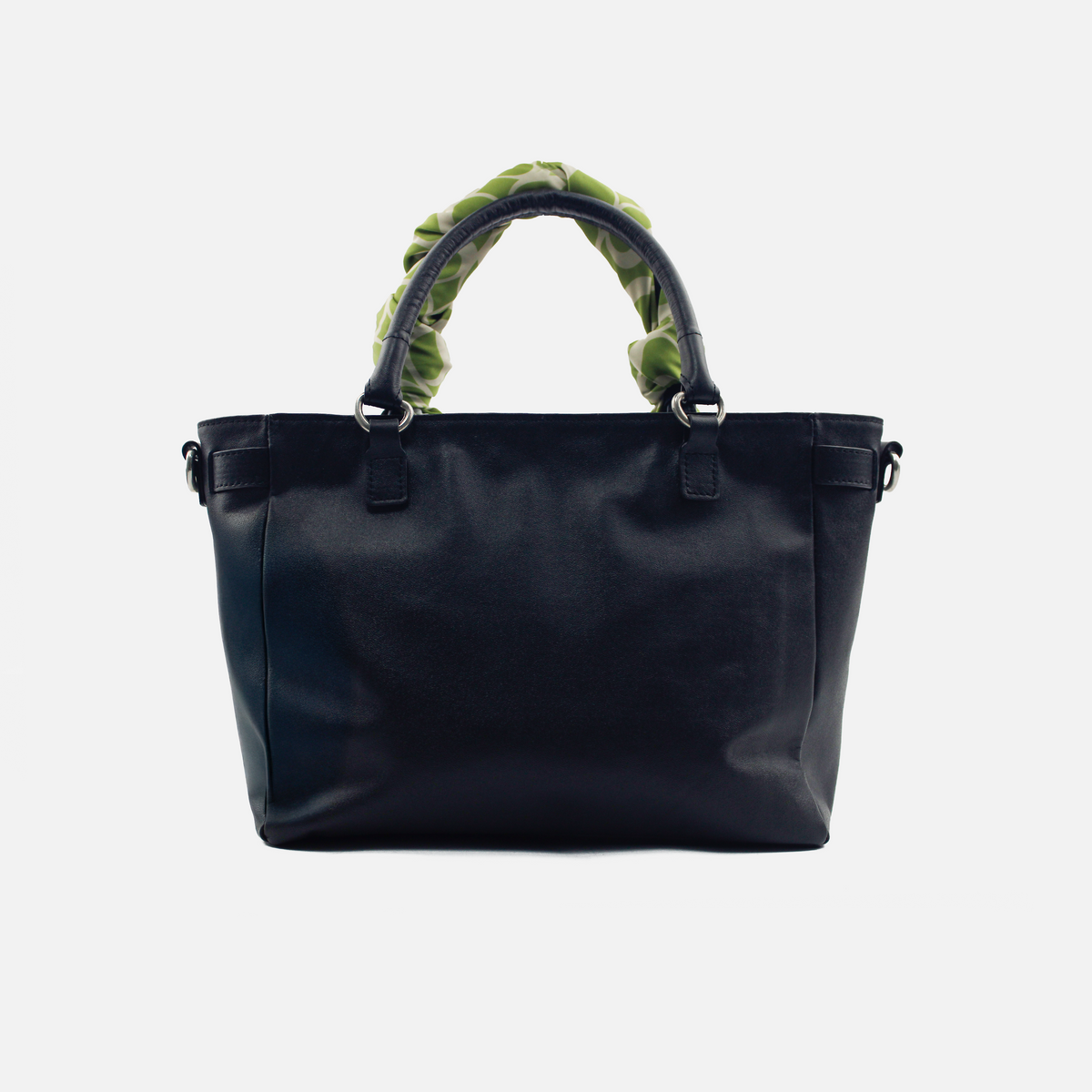 Cartera Serena de cuero para mujer - Negro