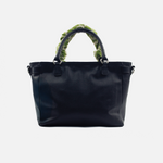 Cartera Serena de cuero para mujer - Negro