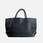 Cartera beca de cuero para mujer - Negro