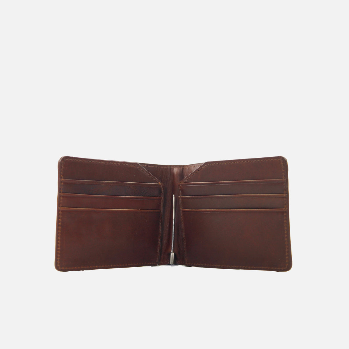 Billetera alessandro de cuero para hombre - Café