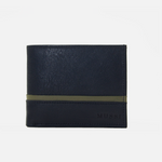 Billetera mattias de cuero para hombre - Negro