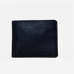 Billetera vincenzo de cuero para hombre - Negro
