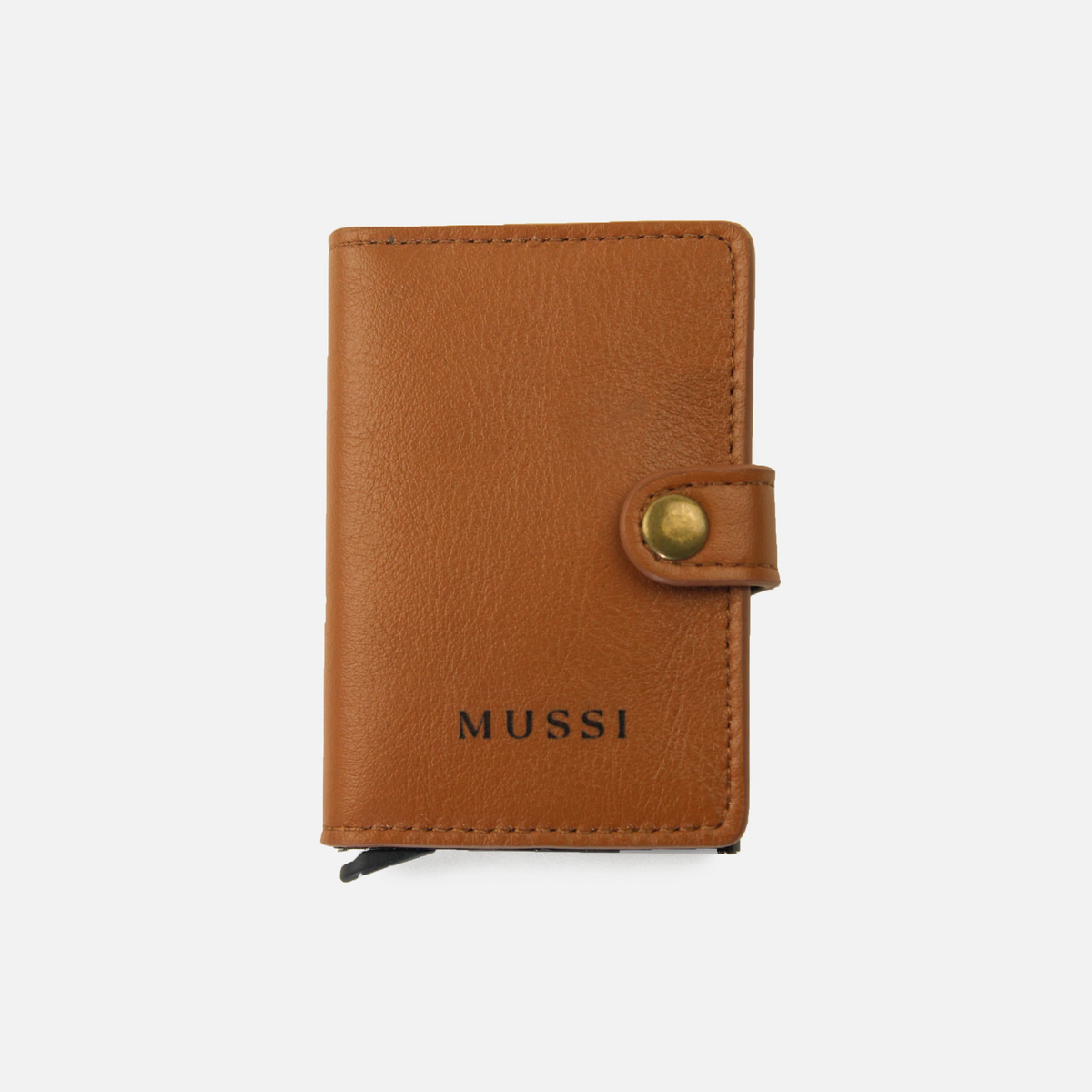 Billetera lewis de cuero para hombre - Miel