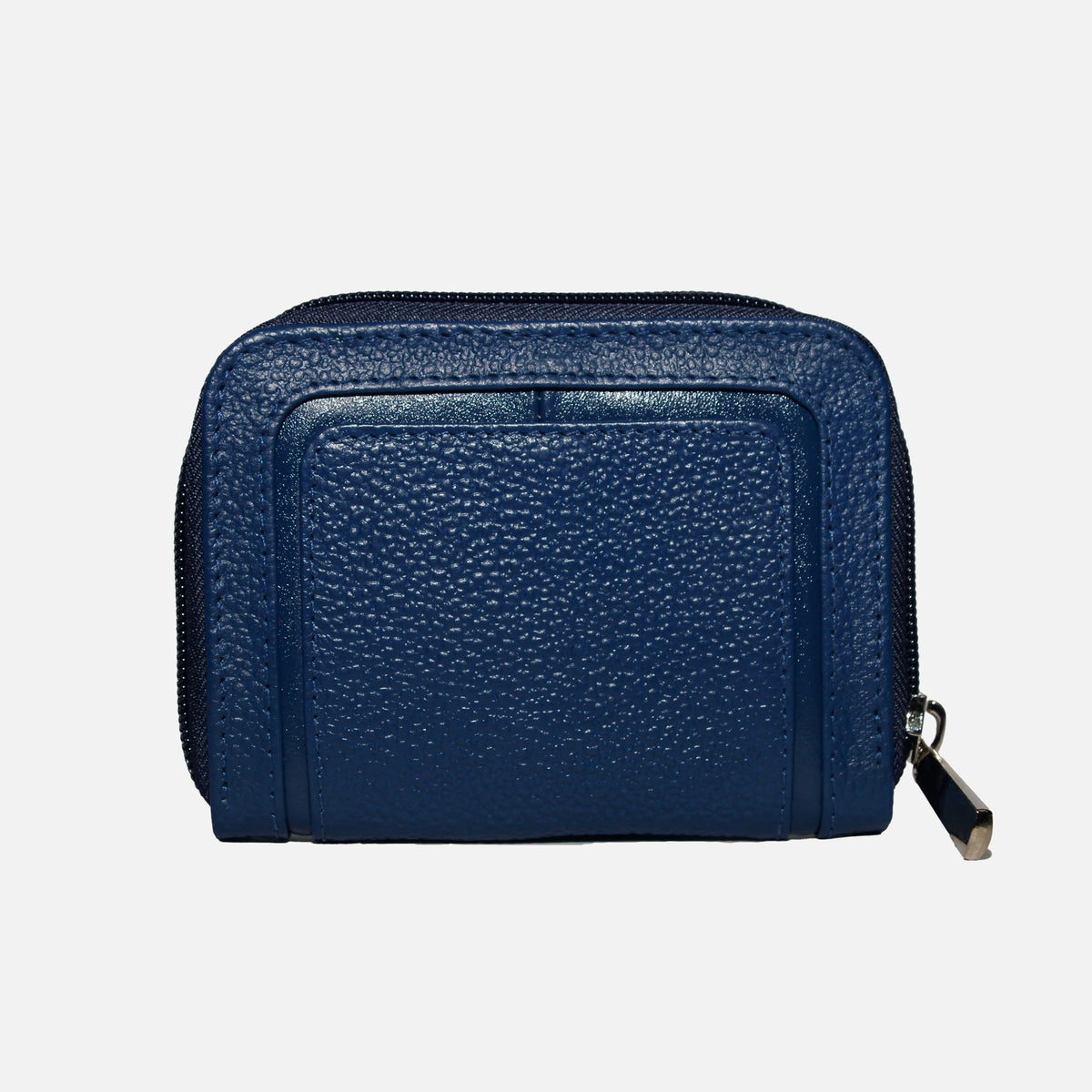 Billetera melina de cuero para mujer - Azul