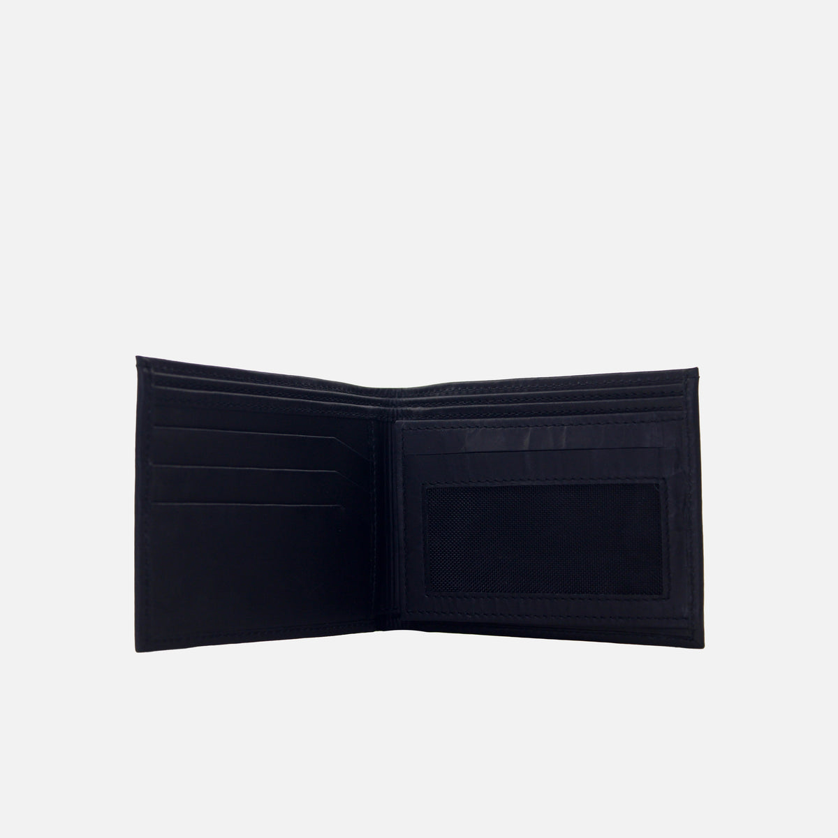 Billetera enrico de cuero para hombre - Negro