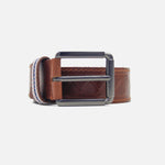 Correa saul de cuero para hombre - Miel