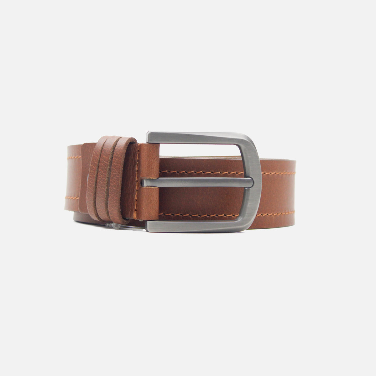 Correa oliver de cuero para hombre - Miel