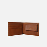 Billetera atlas de cuero para hombre - Miel