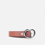 Correa sophie de cuero para mujer - Miel