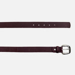 Correa silvana de cuero para mujer - Vino